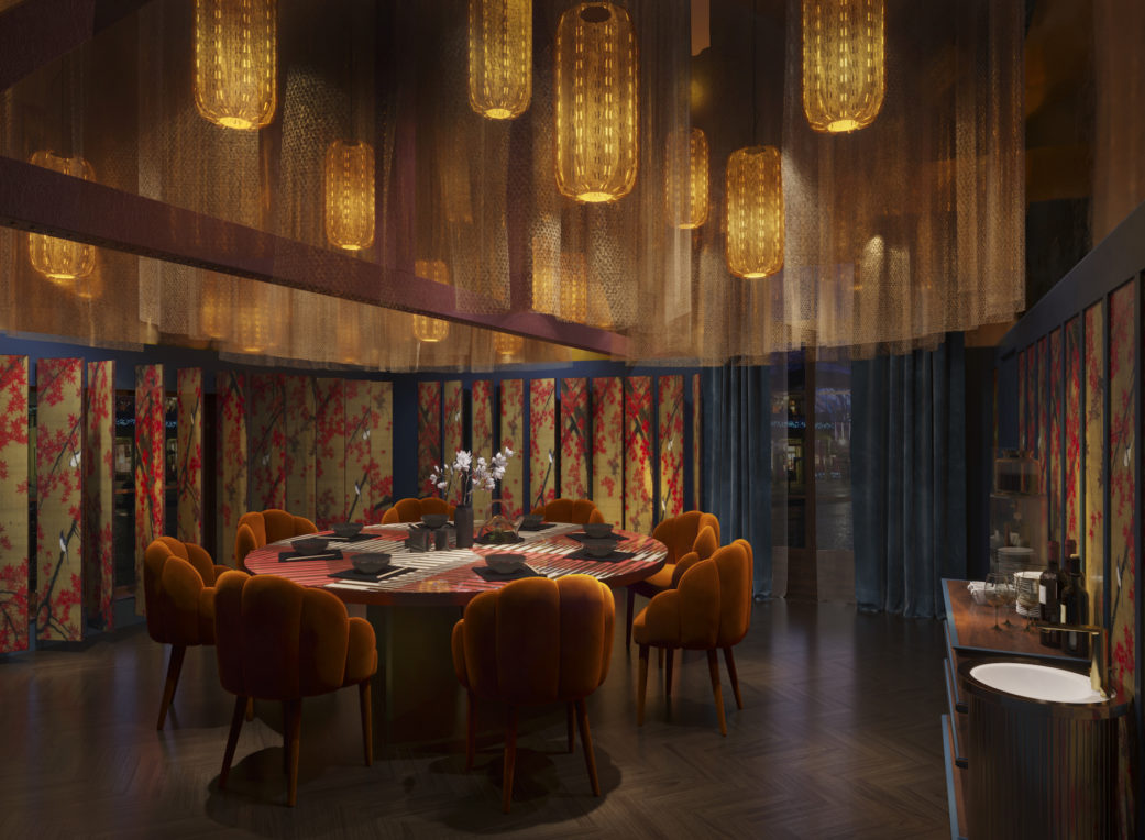 Sushi Samba London private dining room