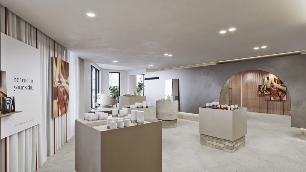 Beauty salon interior design