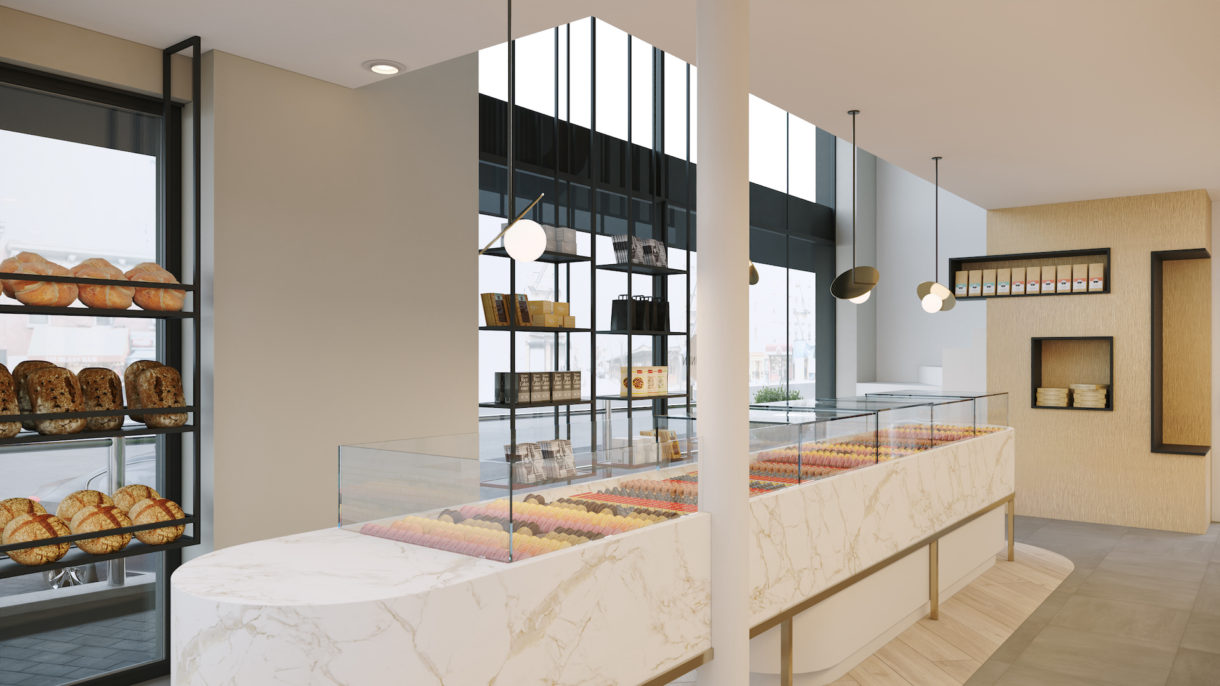 Shopfront interior CGI