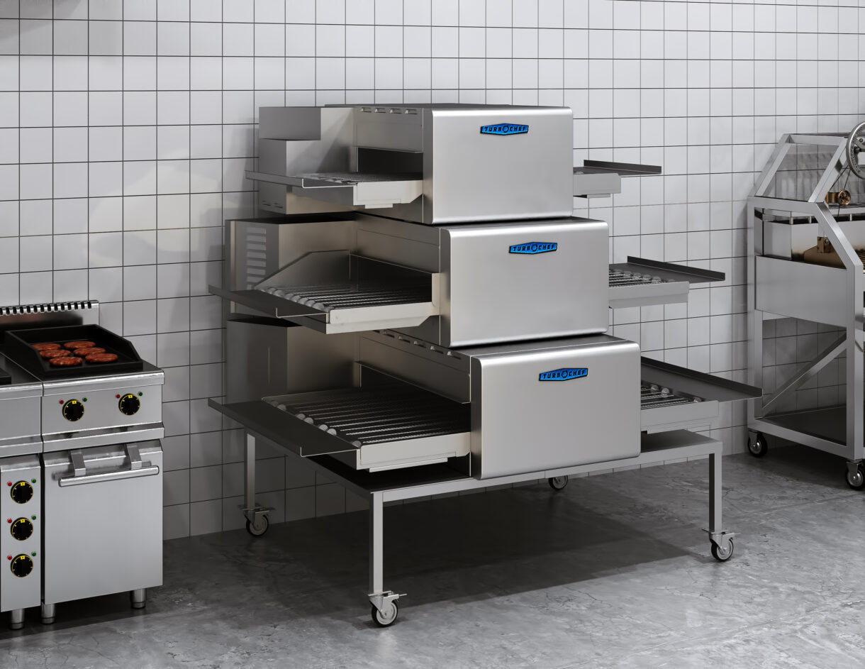 Conveyor oven 3D visualization