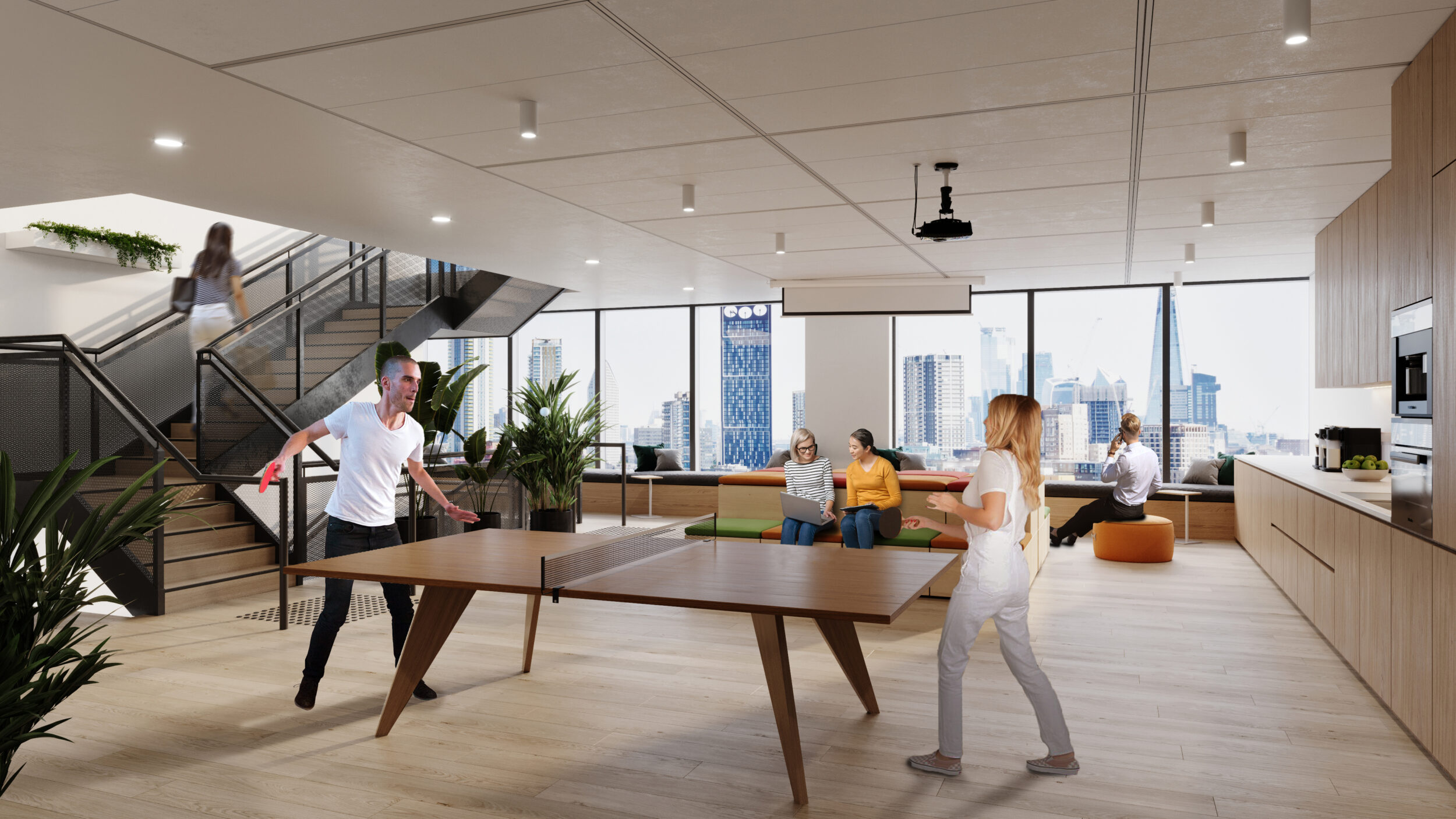 Office ping pong table