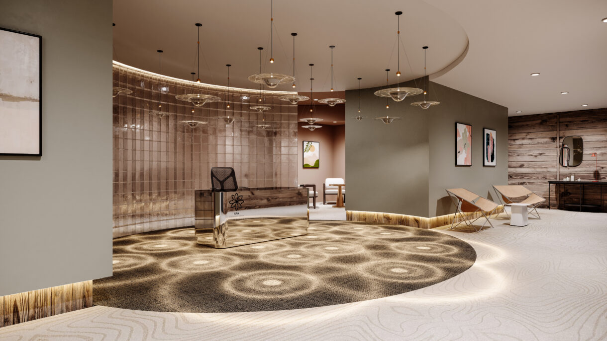 Spa reception rendering