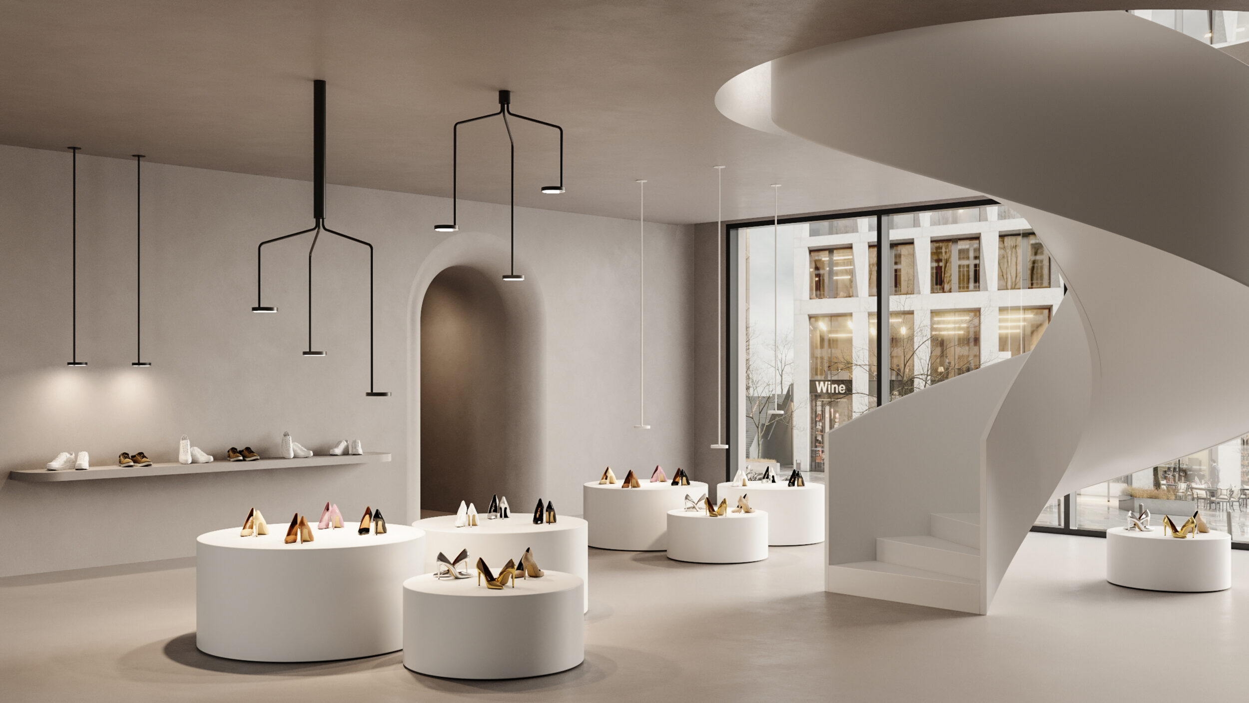 Retail interior visualization