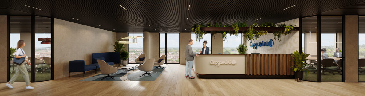 Office reception area