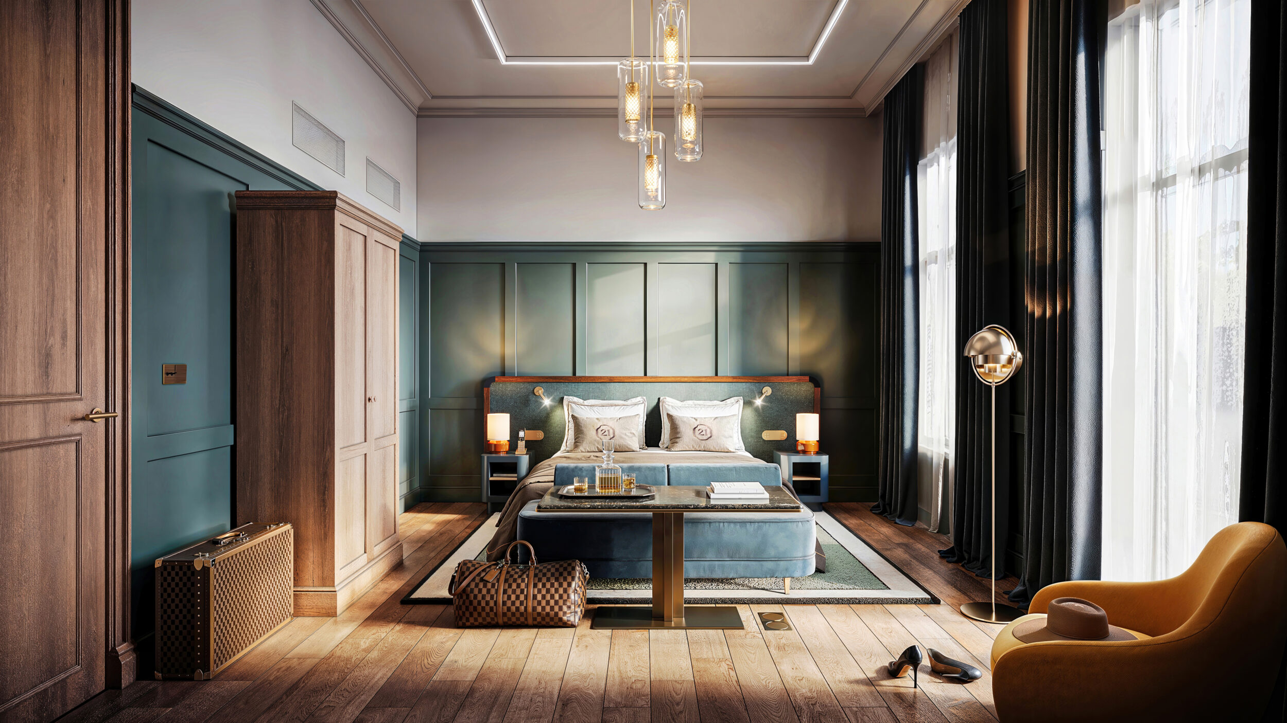 luxury hotel 3d visualization