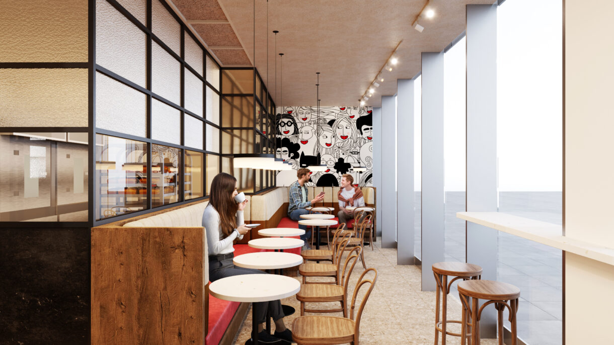 cafe interior visual