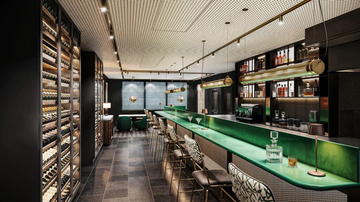 hotel bar render