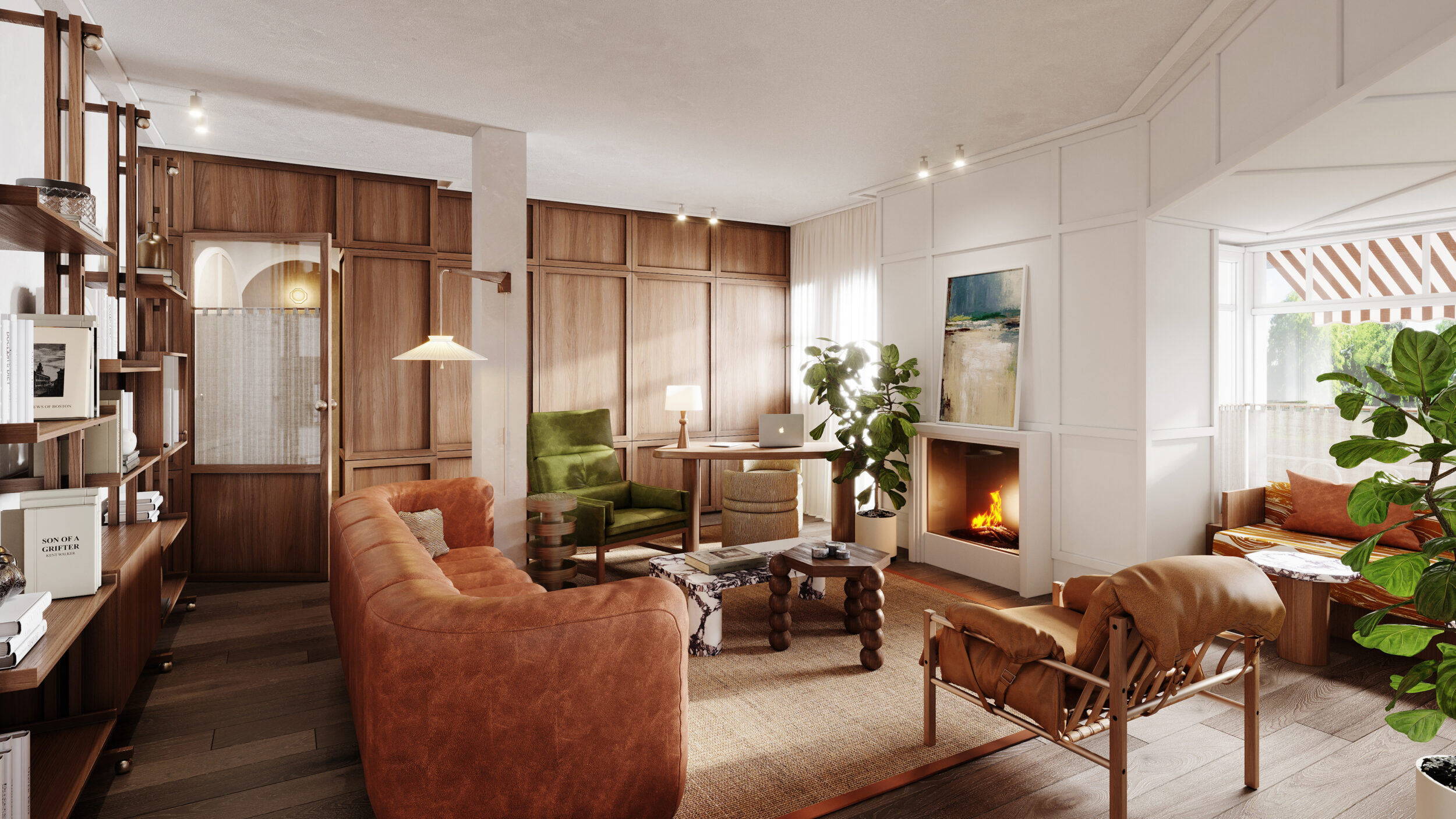 Villa 3D visualization