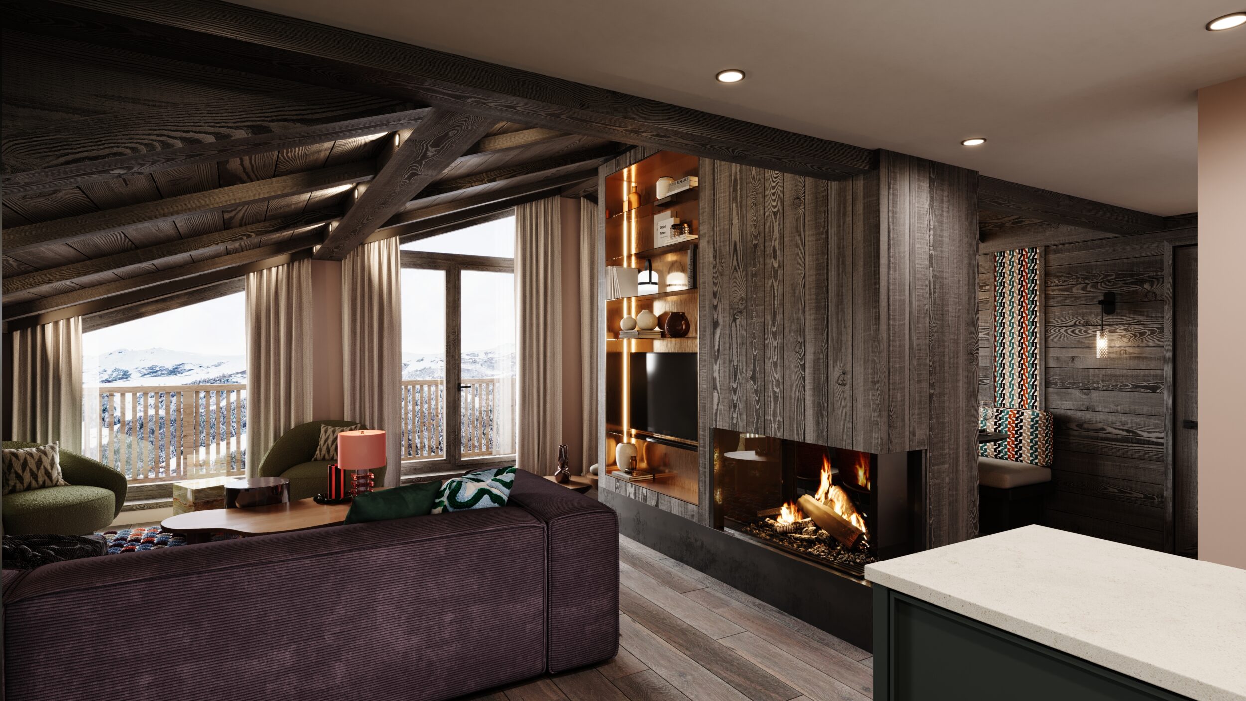 apartment interior visualization