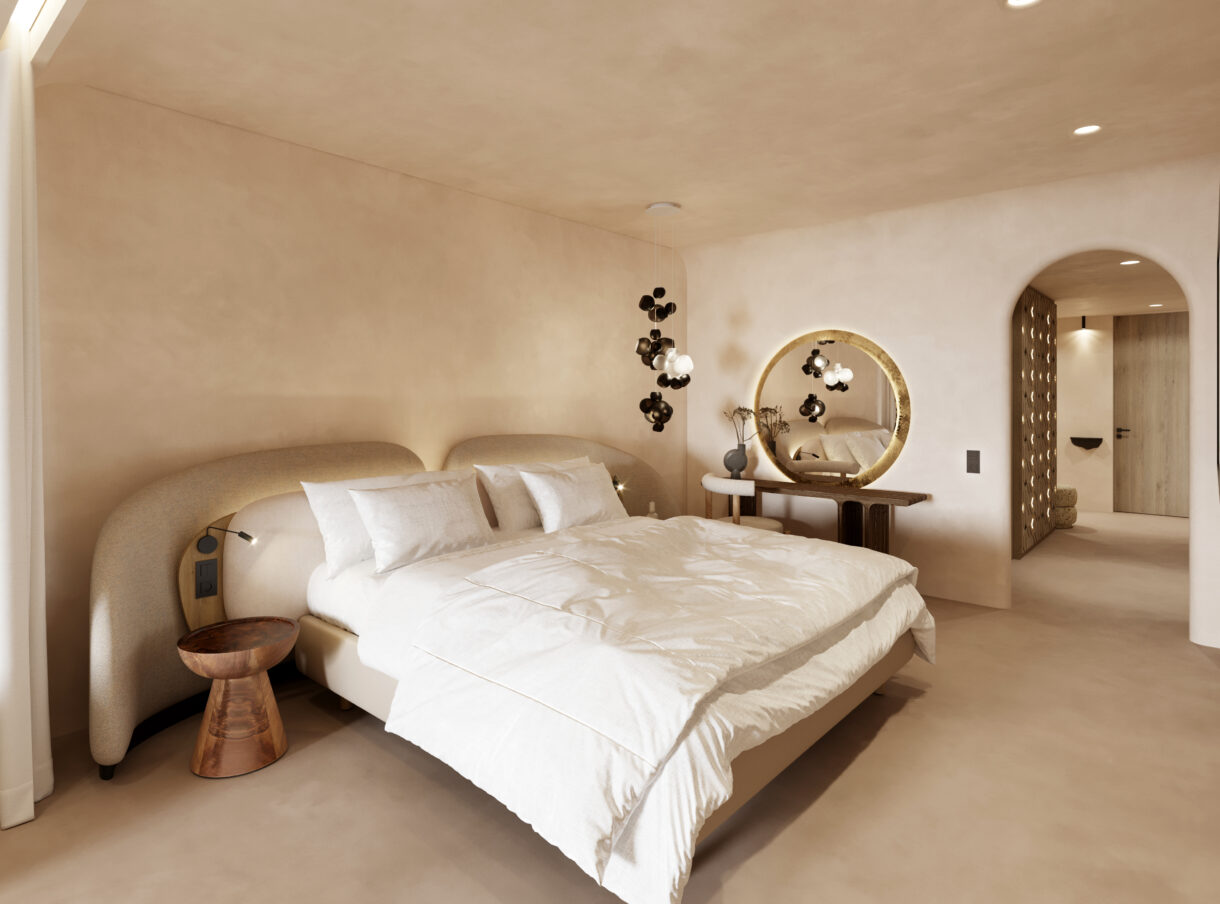 Bespoke bedroom 3D visualization