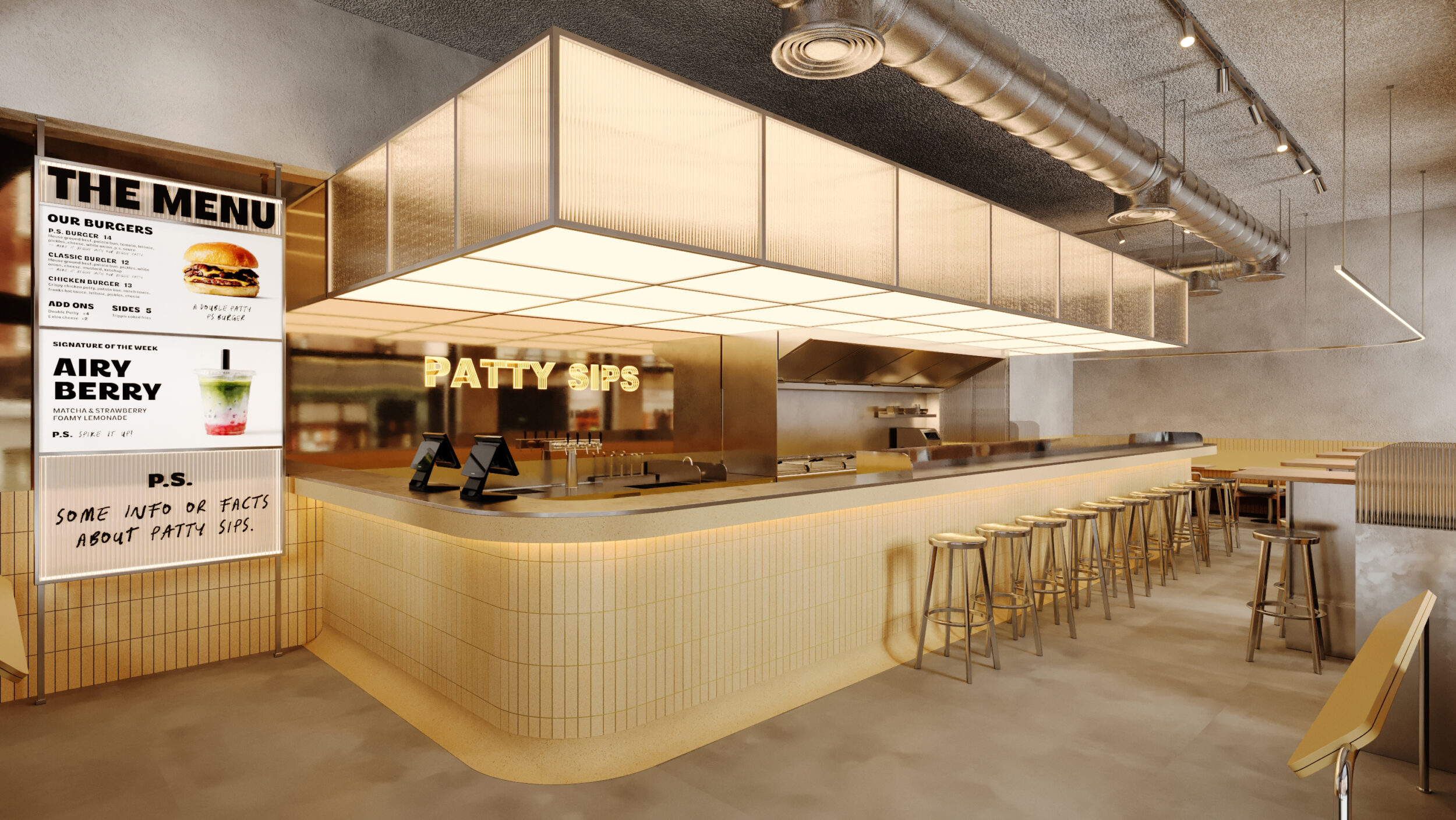 interior design 3d rendering